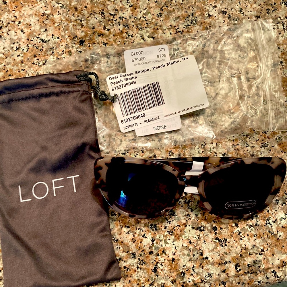 Loft Cateye Oval Sunglasses